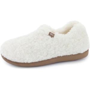 imageULTRAIDEAS Womens Indoor Loafer House Slippers with Memory Foam Ladies Warm Closed Back House Shoes with NonSlip Outdoor Rubber SoleBeige
