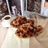 imageParlovable Womens Fuzzy Slippers Comfy Cross Band House Shoes Memory Foam Open Toe Indoor Gifts for LadiesLeopard