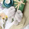imageParlovable Womens Fuzzy Slippers Comfy Cross Band House Shoes Memory Foam Open Toe Indoor Gifts for LadiesLight Grey