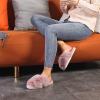 imageParlovable Womens Fuzzy Slippers Comfy Cross Band House Shoes Memory Foam Open Toe Indoor Gifts for LadiesPurple