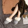 imageParlovable Women Slippers with Memory Foam Fuzzy Warm Bedroom House Shoes Fluffy Winter Indoor Outdoor AntiSkid SoleGrey