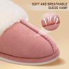 imageParlovable Women Slippers with Memory Foam Fuzzy Warm Bedroom House Shoes Fluffy Winter Indoor Outdoor AntiSkid SoleLotus Root Pink