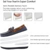 imageULTRAIDEAS Mens Austin Moccains Knit Slippers with TieGrey