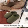 imageULTRAIDEAS Mens Comfy Memory Foam Slippers Indoor House Slippers for Men NonSlipArmy Green