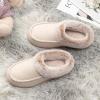 imageULTRAIDEAS Womens Memory Foam House Slippers with Hard Bottom Fur Lined House Shoes with NonSlip Rubber Sole for Indoor ampamp OutdoorBeige