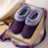 imageULTRAIDEAS Womens Memory Foam House Slippers with Hard Bottom Fur Lined House Shoes with NonSlip Rubber Sole for Indoor ampamp OutdoorPurple