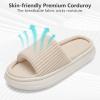 imageNineCiFun Unisex Summer House Slippers Indoor and Outdoor SlipOn Home Bedroom Shoes for Women and MenBeige