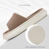 imageNineCiFun Unisex Summer House Slippers Indoor and Outdoor SlipOn Home Bedroom Shoes for Women and MenBrown