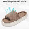 imageNineCiFun Unisex Summer House Slippers Indoor and Outdoor SlipOn Home Bedroom Shoes for Women and MenBrown