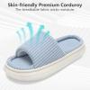 imageNineCiFun Unisex Summer House Slippers Indoor and Outdoor SlipOn Home Bedroom Shoes for Women and MenLight Blue