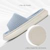imageNineCiFun Unisex Summer House Slippers Indoor and Outdoor SlipOn Home Bedroom Shoes for Women and MenLight Blue