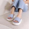 imageNineCiFun Unisex Summer House Slippers Indoor and Outdoor SlipOn Home Bedroom Shoes for Women and MenLight Blue