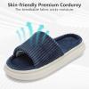imageNineCiFun Unisex Summer House Slippers Indoor and Outdoor SlipOn Home Bedroom Shoes for Women and MenNavy