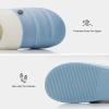 imageNineCiFun Womens Cozy Fuzzy Slippers Memory Foam Plush Soft NonSlip House Shoes Warm Indoor Outdoor SlippersBlue