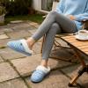 imageNineCiFun Womens Cozy Fuzzy Slippers Memory Foam Plush Soft NonSlip House Shoes Warm Indoor Outdoor SlippersBlue