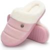 imageNineCiFun Womens Cozy Fuzzy Slippers Memory Foam Plush Soft NonSlip House Shoes Warm Indoor Outdoor SlippersPink