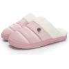 imageNineCiFun Womens Cozy Fuzzy Slippers Memory Foam Plush Soft NonSlip House Shoes Warm Indoor Outdoor SlippersPink
