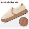 imageULTRAIDEAS Womens Indoor ampamp Outdoor Loafer House Slippers  Faux Fur Memory Foam NonSlip Hard Sole for WinterNature