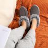 image:imageULTRAIDEAS Womens Comfy Plaid Soft Sole Slippers with Memory Foam and Faux Fur Lining