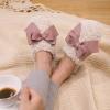 image:imageULTRAIDEAS Womens Fuzzy Slippers with Bow and Memory Foam Ladies Cute Slipon House Slippers for Indoor Use