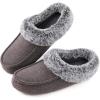image:imageULTRAIDEAS Womens Comfy Plaid Soft Sole Slippers with Memory Foam and Faux Fur Lining