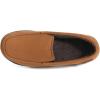image:imageULTRAIDEAS Mens MocToe Slippers Loafer House Shoes Indoor Outdoor Memory Foam with BreathableampWarm Knit UpperCamel