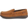 image:imageULTRAIDEAS Mens MocToe Slippers Loafer House Shoes Indoor Outdoor Memory Foam with BreathableampWarm Knit UpperCamel