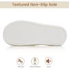 image:imageNineCiFun Adjustable Slippers for Women with Hook amp Loop Strap  Open Toe Breathable House Shoes Memory Foam NonSlip Indoor OutdoorBeige