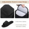 image:imageNineCiFun Adjustable Slippers for Women with Hook amp Loop Strap  Open Toe Breathable House Shoes Memory Foam NonSlip Indoor OutdoorBlack