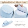 image:imageNineCiFun Adjustable Slippers for Women with Hook amp Loop Strap  Open Toe Breathable House Shoes Memory Foam NonSlip Indoor OutdoorBlue