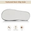 image:imageNineCiFun Adjustable Slippers for Women with Hook amp Loop Strap  Open Toe Breathable House Shoes Memory Foam NonSlip Indoor OutdoorGrey