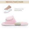 image:imageNineCiFun Adjustable Slippers for Women with Hook amp Loop Strap  Open Toe Breathable House Shoes Memory Foam NonSlip Indoor OutdoorPink
