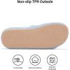 image:imageNineCiFun Cozy Adjustable Slippers for Women  Plush OpenToe Design with Memory Foam Customizable Fit for AllDay Relaxation Soft House Shoes for Indoor ComfortBlue