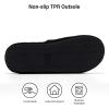 image:imageNineCiFun Cozy Adjustable Slippers for Women  Plush OpenToe Design with Memory Foam Customizable Fit for AllDay Relaxation Soft House Shoes for Indoor ComfortBlack