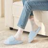 image:imageNineCiFun Cozy Adjustable Slippers for Women  Plush OpenToe Design with Memory Foam Customizable Fit for AllDay Relaxation Soft House Shoes for Indoor ComfortBlue