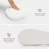 image:imageNineCiFun Cute Bow Womens Slippers  Open Toe Cozy House Slippers Soft Memory Foam NonSlip Indoor Slides Slip On Gifts for WomanBeige