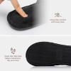 image:imageNineCiFun Cute Bow Womens Slippers  Open Toe Cozy House Slippers Soft Memory Foam NonSlip Indoor Slides Slip On Gifts for WomanBlack