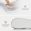 image:imageNineCiFun Cute Bow Womens Slippers  Open Toe Cozy House Slippers Soft Memory Foam NonSlip Indoor Slides Slip On Gifts for WomanGrey