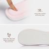 image:imageNineCiFun Cute Bow Womens Slippers  Open Toe Cozy House Slippers Soft Memory Foam NonSlip Indoor Slides Slip On Gifts for WomanPink