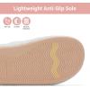 image:imageNineCiFun Open Toe Slippers for Women Plush Fuzzy House Slippers with Memory Foam NonSlip Indoor Outdoor Slides DoubleStrap Cozy Comfort ShoesBeige