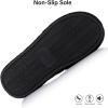 image:imageNineCiFun Slippers for Women Summer Open Toe  Breathable Slip On House Slippers with Memory Foam NonSlip Comfy Indoor SlidesBlack