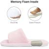 image:imageNineCiFun Slippers for Women Summer Open Toe  Breathable Slip On House Slippers with Memory Foam NonSlip Comfy Indoor SlidesPink
