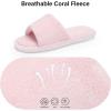 image:imageNineCiFun Slippers for Women Summer Open Toe  Breathable Slip On House Slippers with Memory Foam NonSlip Comfy Indoor SlidesPink