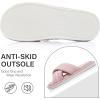 image:imageNineCiFun Womens Cross Band Open Toe Slippers with Memory Foam Comfort Cotton Slipper Indoor Outdoor NonSlip Cozy House Slides for WomanPink