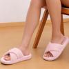 image:imageNineCiFun Womens Fuzzy Slippers with Memory Foam Cross Band Open Toe House Slippers  Cozy Plush Indoor Outdoor Slides NonSlip Comfort for Women Mom Her LadiesPink