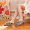 image:imageNineCiFun Womens Fuzzy Slippers with Memory Foam Cross Band Open Toe House Slippers  Cozy Plush Indoor Outdoor Slides NonSlip Comfort for Women Mom Her LadiesGrey