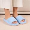 image:imageNineCiFun Womens Open Toe House Slippers  Memory Foam Slippers with Plush Faux Fur NonSlip Lightweight Indoor Outdoor Slides SlipOn StyleBlue