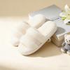 image:imageNineCiFun Womens OpenToe Slippers with Memory Foam Soft Faux Fur SlipOn House Slides for Indoor Outdoor Comfort Cozy Fuzzy Bedroom Shoes for WomenBeige