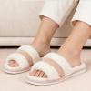 image:imageNineCiFun Womens OpenToe Slippers with Memory Foam Soft Faux Fur SlipOn House Slides for Indoor Outdoor Comfort Cozy Fuzzy Bedroom Shoes for WomenPink