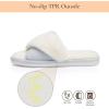 image:imageNineCiFun Womens Opentoe House Slippers Memory Foam Bedroom Fuzzy Slipper Slides for Women Indoor Home Shoes for SummerBlue